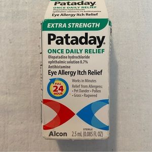 Alcon Pataday Once Daily Relief Eye Allergy Itch Relief Extra Strength Solution